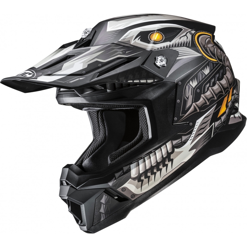Motokrosová helma HJC C50 Mecha Beast MC5SF černo-šedá