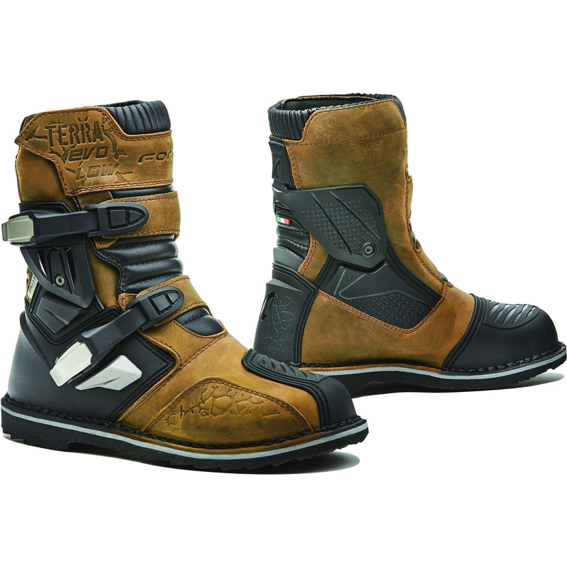 Boty na motorku Forma Terra Evo Low hnědé