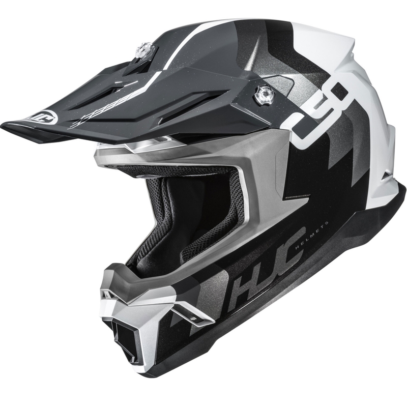 Motokrosová helma HJC C50 Primal MC5 černo-šedo-bílá