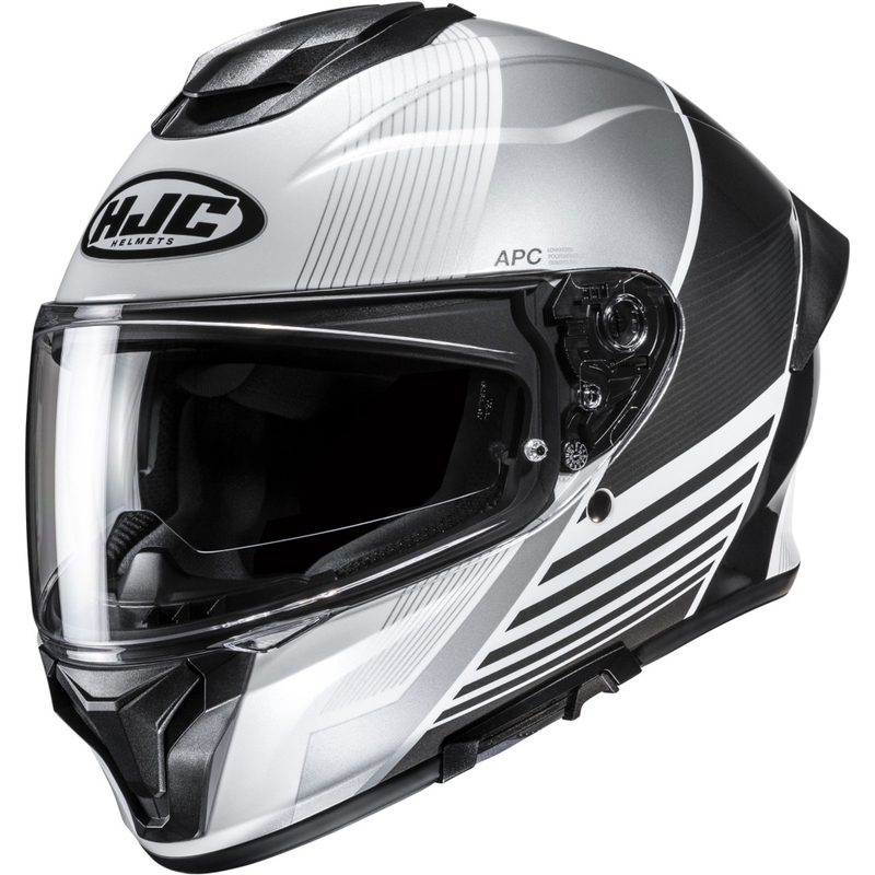 Integrální helma na motorku HJC C71 Morix MC5 černo-stříbrná