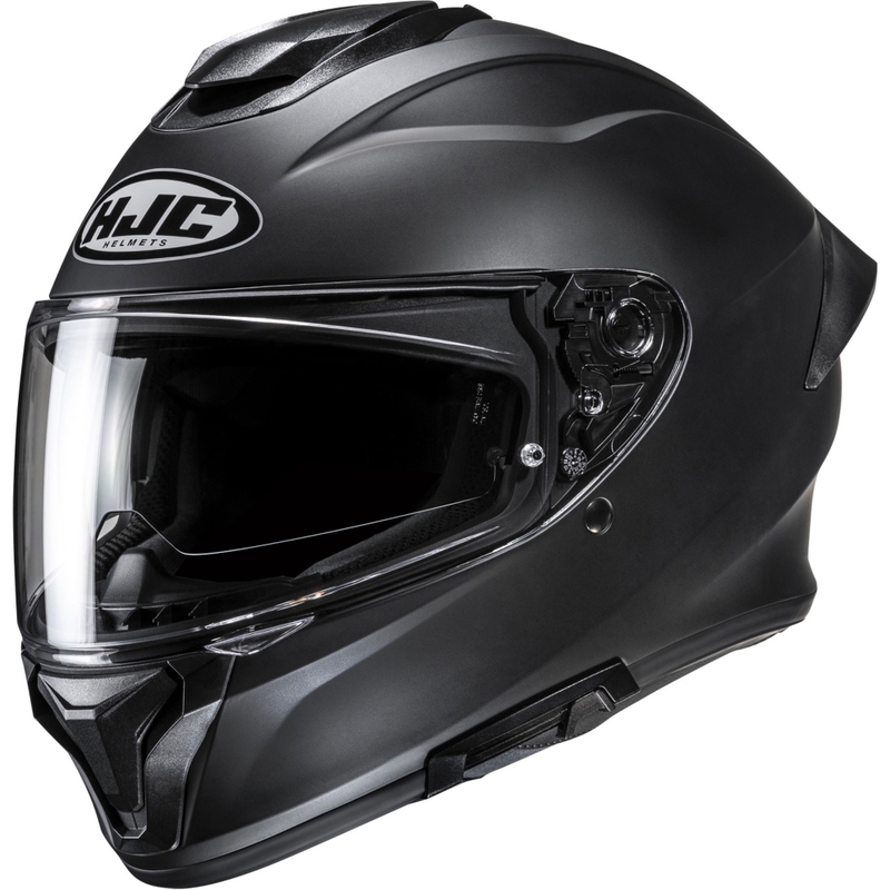 Integrální helma na motorku HJC C71 Solid semi flat černá