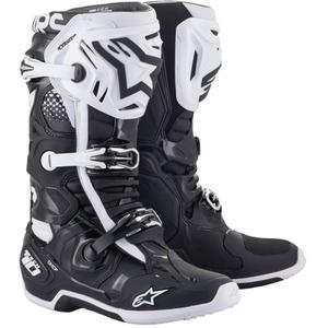 Boty na motorku Alpinestars Tech 10 černo-bílé