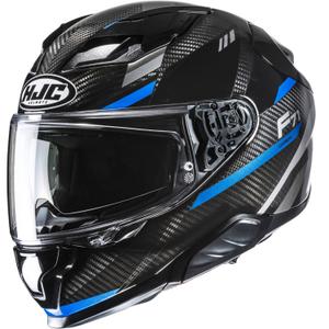 Integrální helma na motorku HJC F71 CARBON Esira MC2 černo-modrá