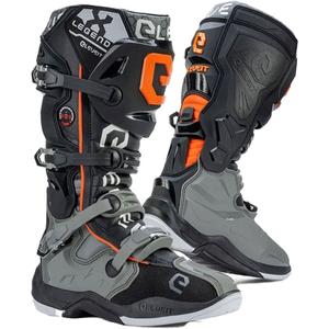 Boty na motorku Eleveit X-Legend šedo-oranžové