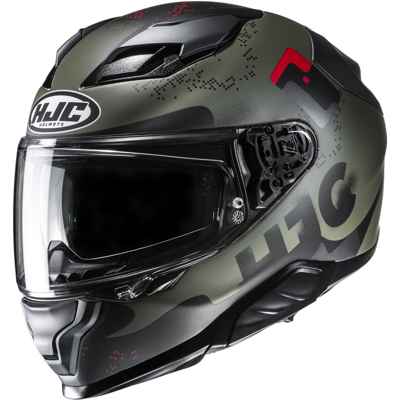 Integrální helma na motorku HJC F71 Faco MC1SF khaki-černá