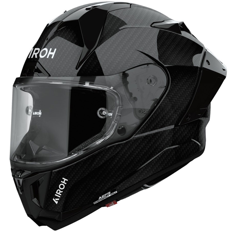 Integrální helma na motorku Airoh GP800 Carbon lesklá černá