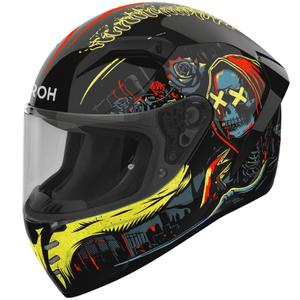 Integrální helma na motorku Airoh CONNOR Double Face lesklá černo-žlutá