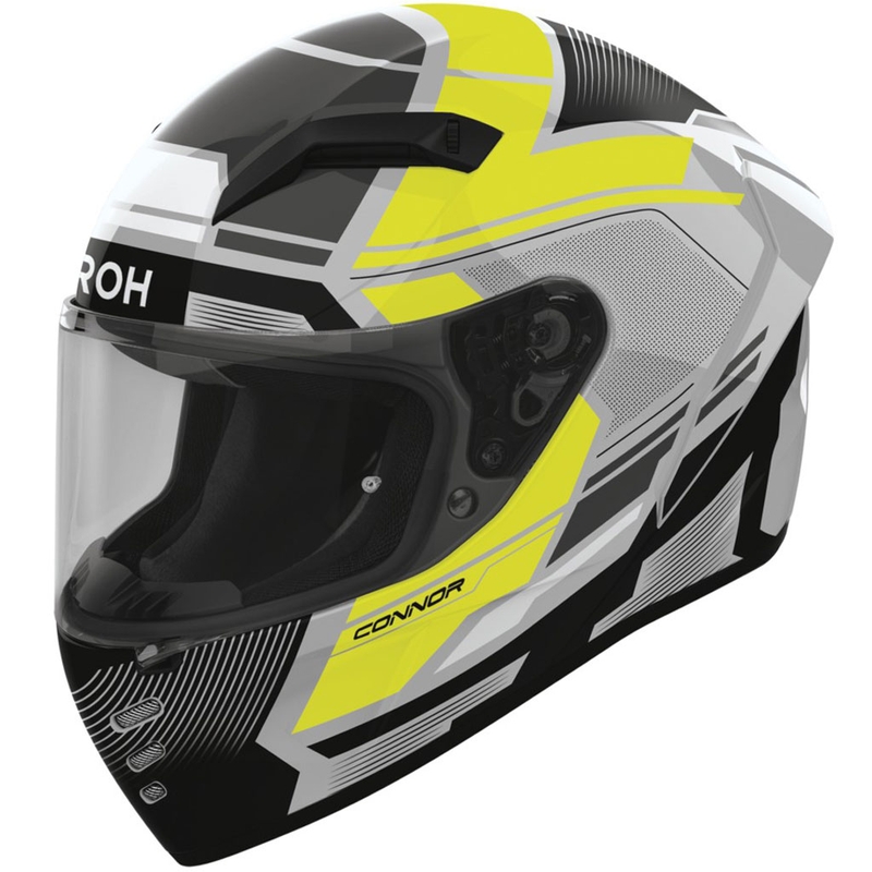 Integrální helma na motorku Airoh CONNOR Ego lesklá fluo žlutá