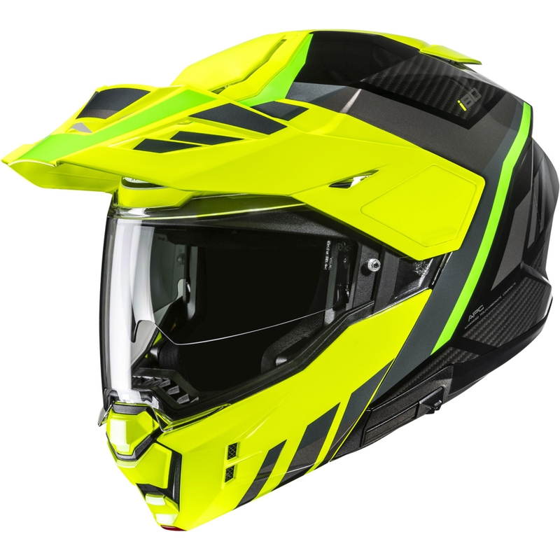 Výklopná helma na motorku HJC i80 Imes MC3H černo-fluo žluto-fluo zelená