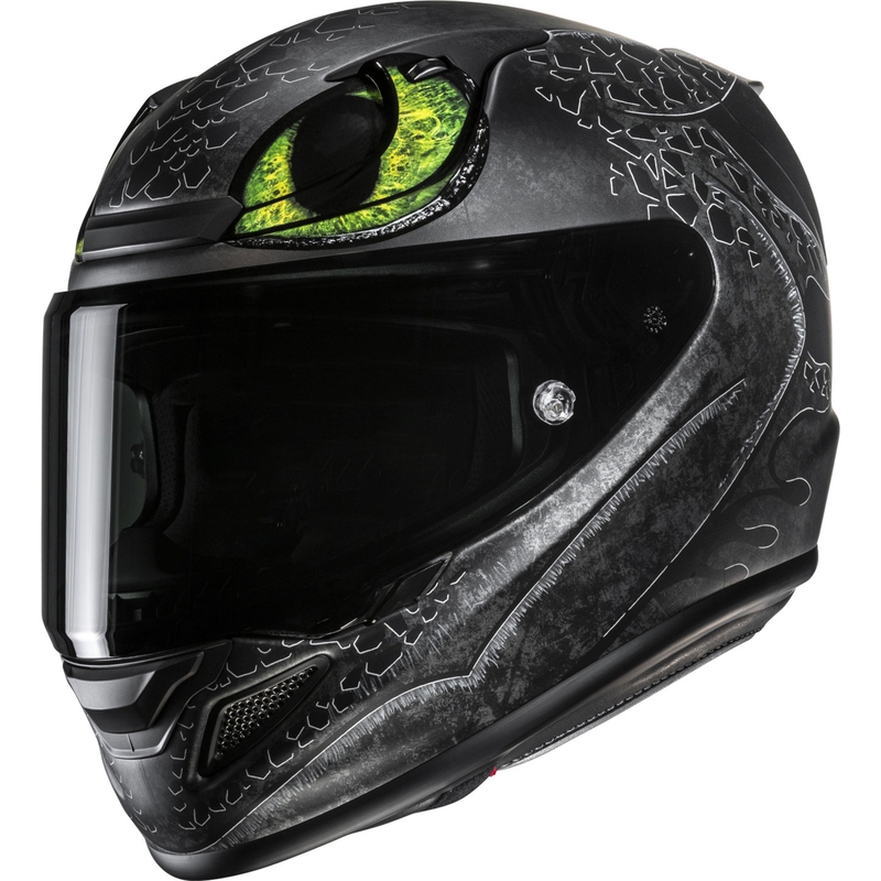 Integrální helma na motorku HJC RPHA 12 Toothless II Universal MC4SF černá