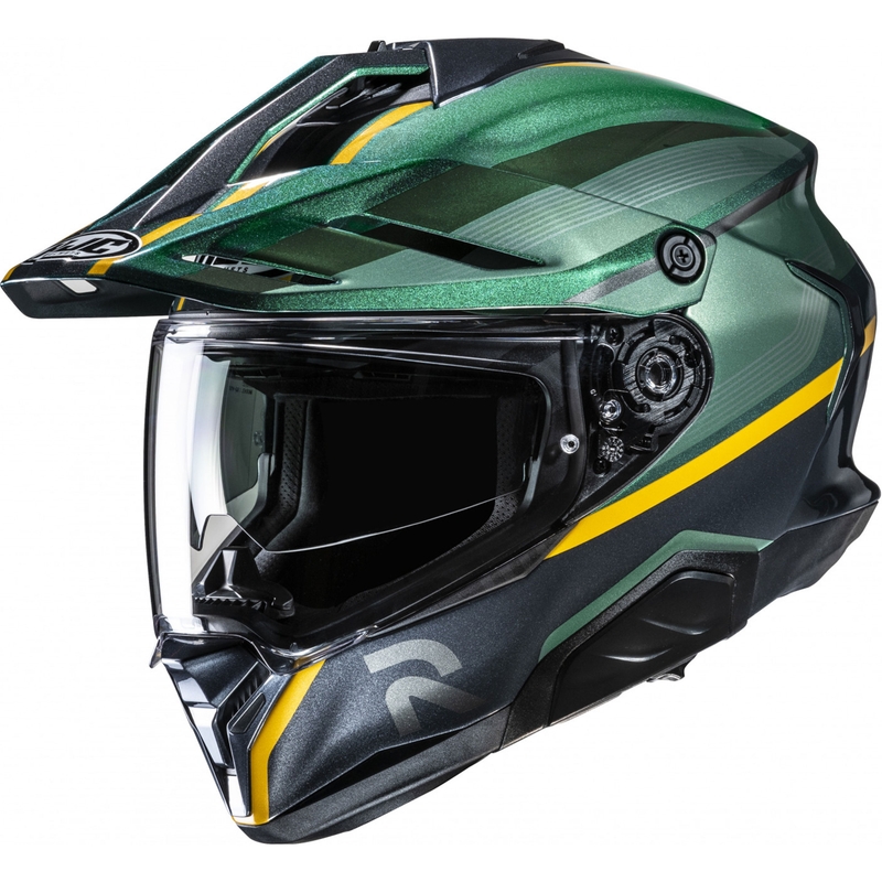 Enduro helma na motorku HJC RPHA 60 Arbre MC4 zeleno-černo-žlutá