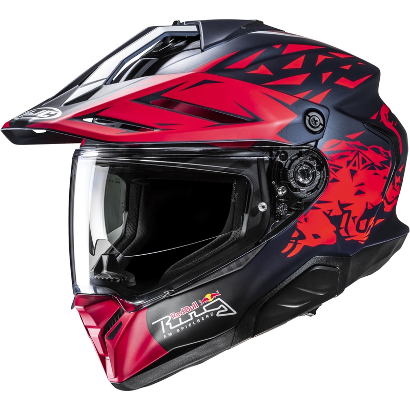 Enduro helma na motorku HJC RPHA 60 Spielberg Red Bull Ring MC21SF modro-červená