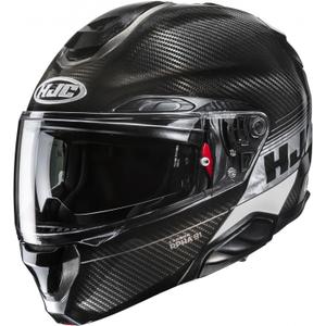 Výklopná helma na motorku HJC RPHA 91 CARBON Elig MC5 černo-šedá