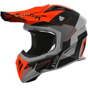 Motokrosová helma Airoh Aviator ACE 2 Shield matná oranžová