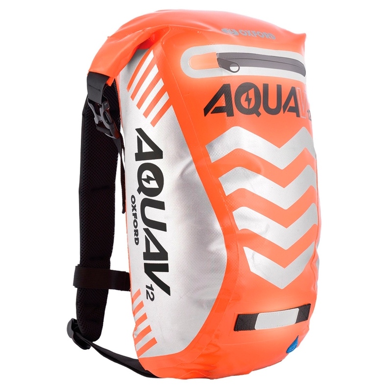 Vodotěsný batoh Oxford Aqua V12 Extreme Visibility fluo oranžový
