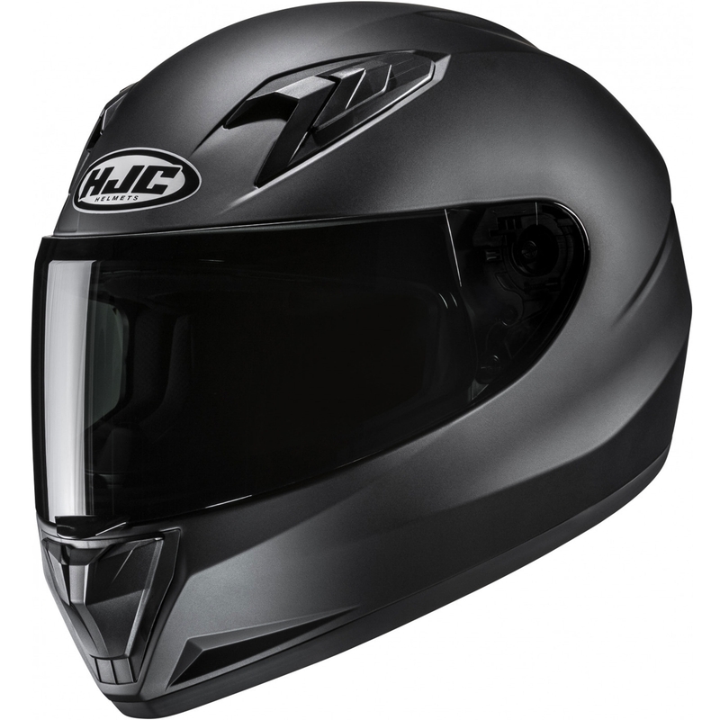 Dětská integrální helma na motorku HJC Y10 Solid semi flat černá