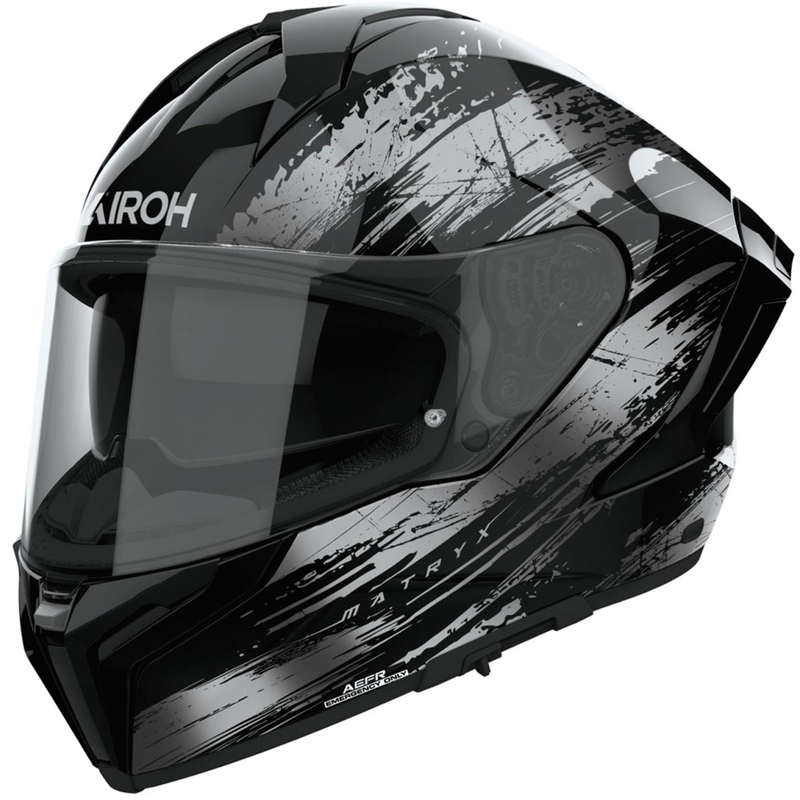 Integrální helma na motorku Airoh MATRYX Reflex lesklá šedá