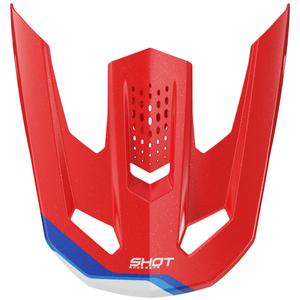 Kšilt pro přilby Shot Speed Atomic perleťově červený