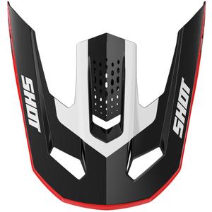 Kšilt pro přilby Shot Speed Hybrid lesklý červený