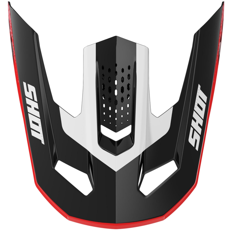 Kšilt pro přilby Shot Speed Hybrid lesklý červený