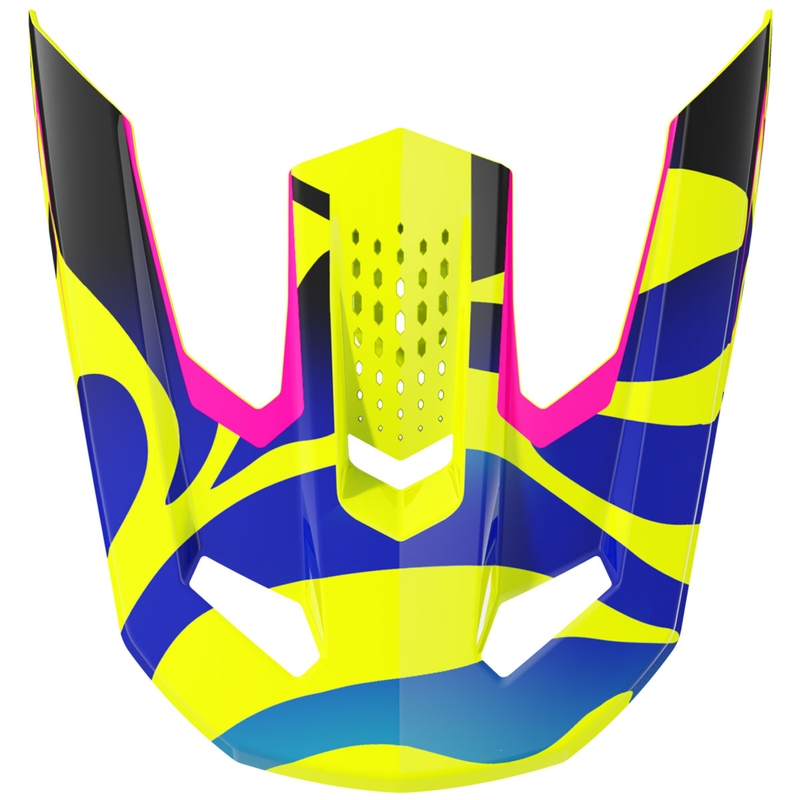 Kšilt pro dětské přilby Shot Speed Ghost lesklý fluo žlutý