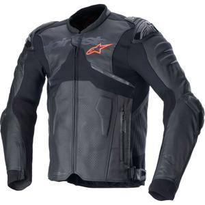 Kožená bunda na motorku Alpinestars Atem 5 černá