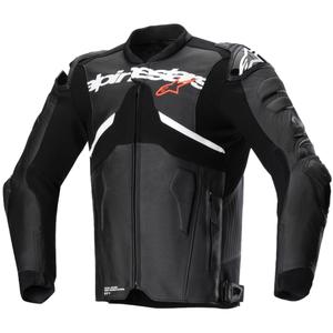 Kožená bunda na motorku Alpinestars Atem 5 černo-bílá