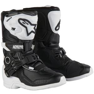 Dětské boty na motorku Alpinestars Tech 3S Kids bílo-černé