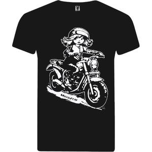 Dětské dívčí triko MotoZem - Motorkářka