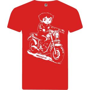 Dětské chlapecké triko MotoZem Motorkář červené