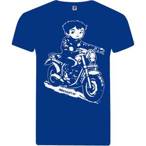 Dětské chlapecké triko MotoZem Motorkář modré