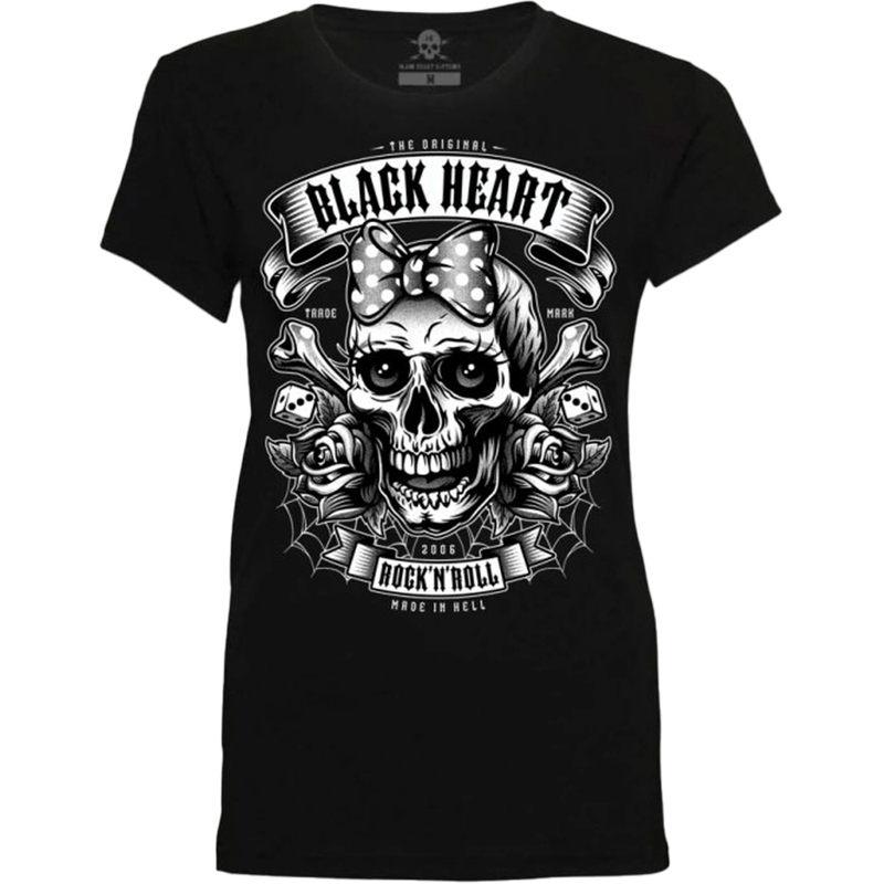 Dámské triko Black Heart Miss Murder černé