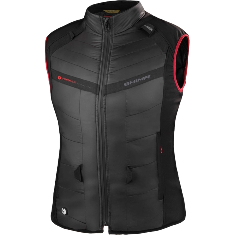 Dámská vyhřívaná vesta Shima Powerheat Vest černo-červená