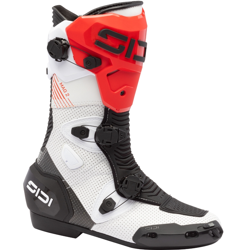 Boty na motorku SiDi MAG 2 Air bílo-černo-červené