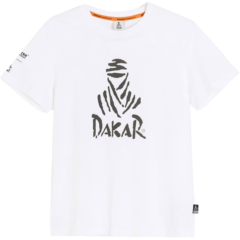 Tričko Dakar LOGO 256 bílé