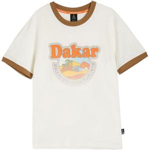 Tričko Dakar DES VINT MOR bílé
