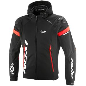 Bunda na motorku IXON Pulsion Air černo-bílo-červená