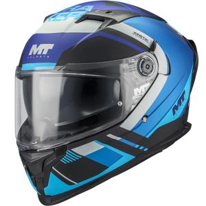 Integrální helma na motorku MT Braker SV Inception B7 černo-modro-šedá