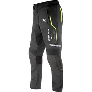 Kalhoty na motorku Street Racer Flex černo-fluo žluté