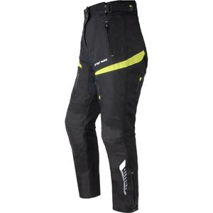 Dámské kalhoty na motorku Street Racer Vix černo-fluo žluté