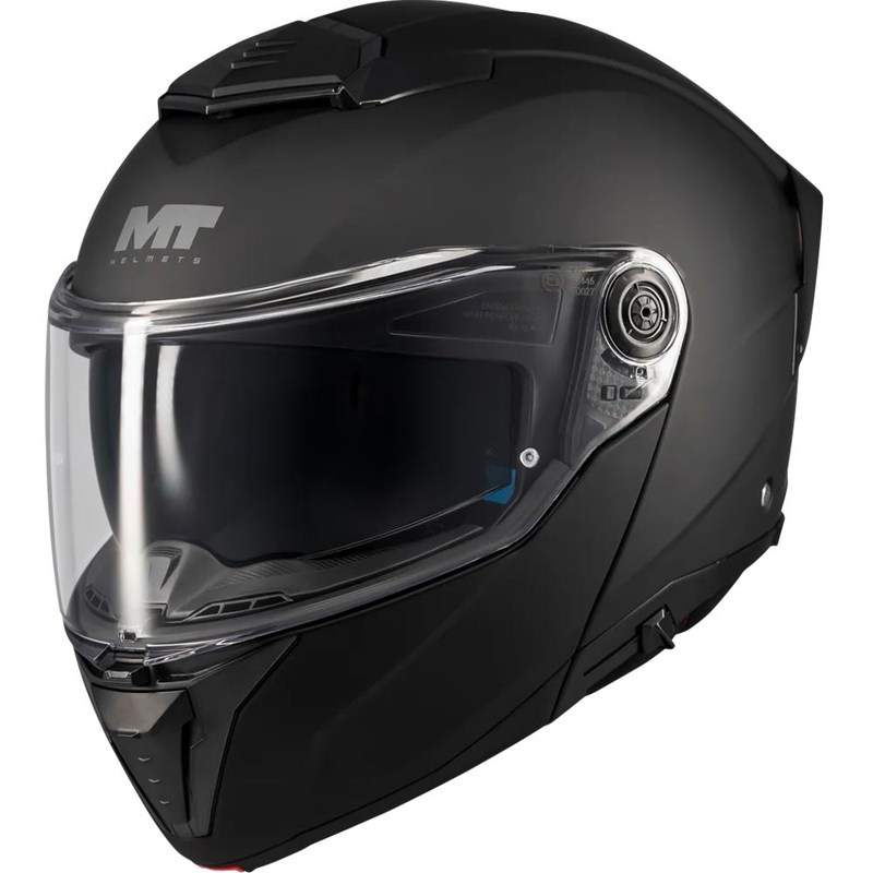 Výklopná helma na motorku MT Atom 2 SV Pure A1 matná černá