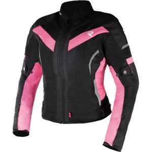 Dámská bunda na motorku Street Racer Betty II Air černo-růžová