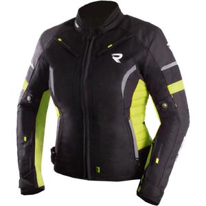 Dámská bunda na motorku Street Racer Betty II černo-fluo žlutá