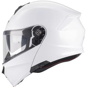Výklopná helma na motorku MT Genesis SV Pure A0 bílá