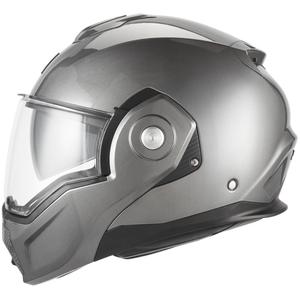 Výklopná helma na motorku NOX PREMIUM Spinner matná titanová
