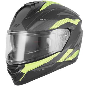 Integrální helma na motorku NOX N304-S REVO matná černo-fluo žlutá