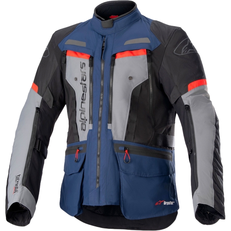 Bunda na motorku Alpinestars Bogota PRO Drystar modro-černo-červená