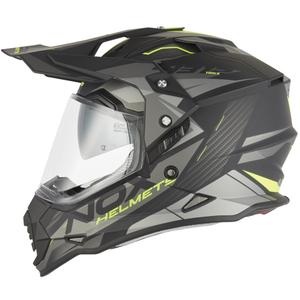 Enduro helma na motorku NOX N312 Track matná černo-fluo žlutá