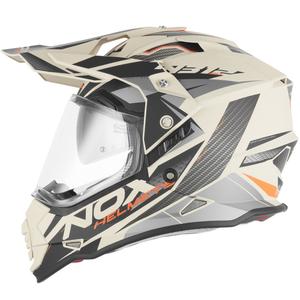 Enduro helma na motorku NOX N312 Track matná pískovo-oranžová