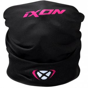 Multifunkční šátek na motorku IXON Void černo-bílo-růžový